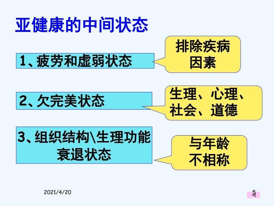 亚健康人与中年人的健康保健与护理-亚健康人与中年人的健康保健与护理_第5页