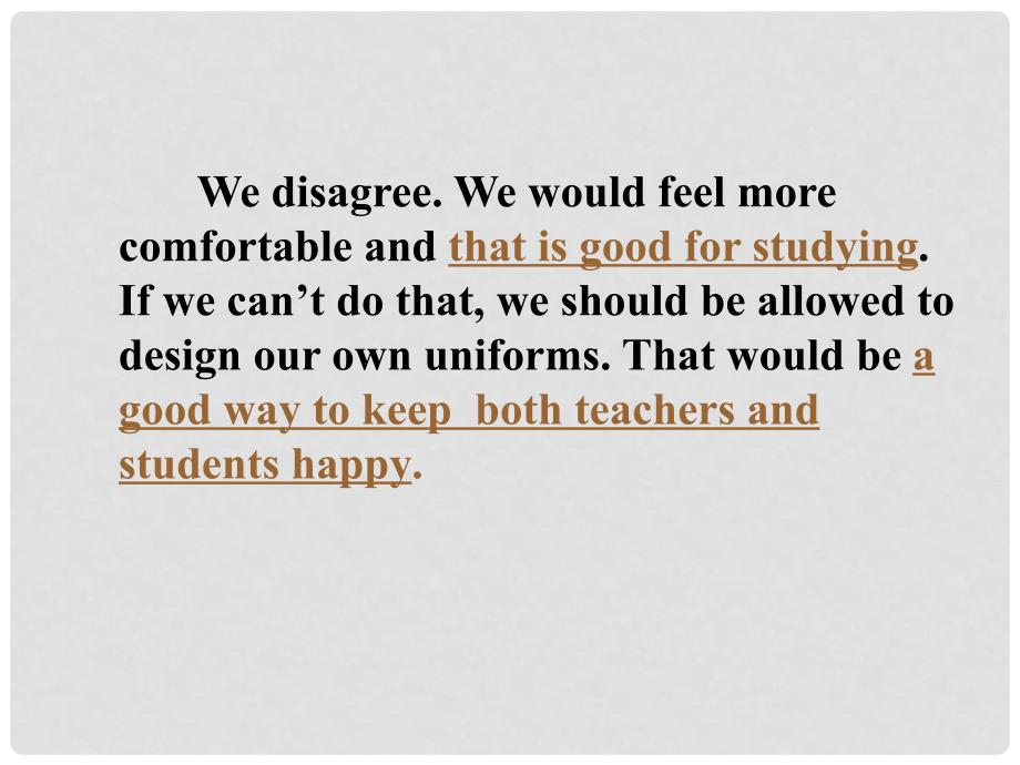 浙江省台州市黄岩区头陀镇中学九年级英语 Unit 3 Teenagers should be allowed to choose their own clothes Period 4课件 人教新目标版_第3页