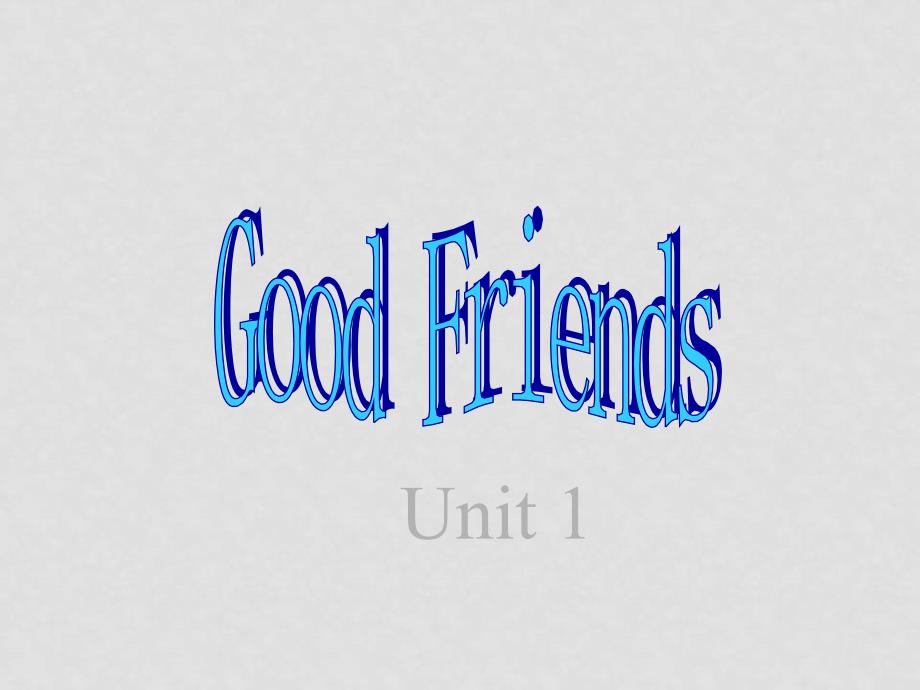 英语旧人教高中第一册上 Uni1 Good friendsListening(ppt)_第1页