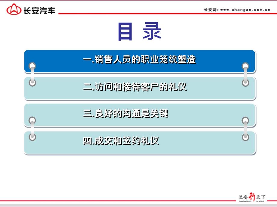 长安汽车销售经理商务礼仪培训ppt课件_第4页