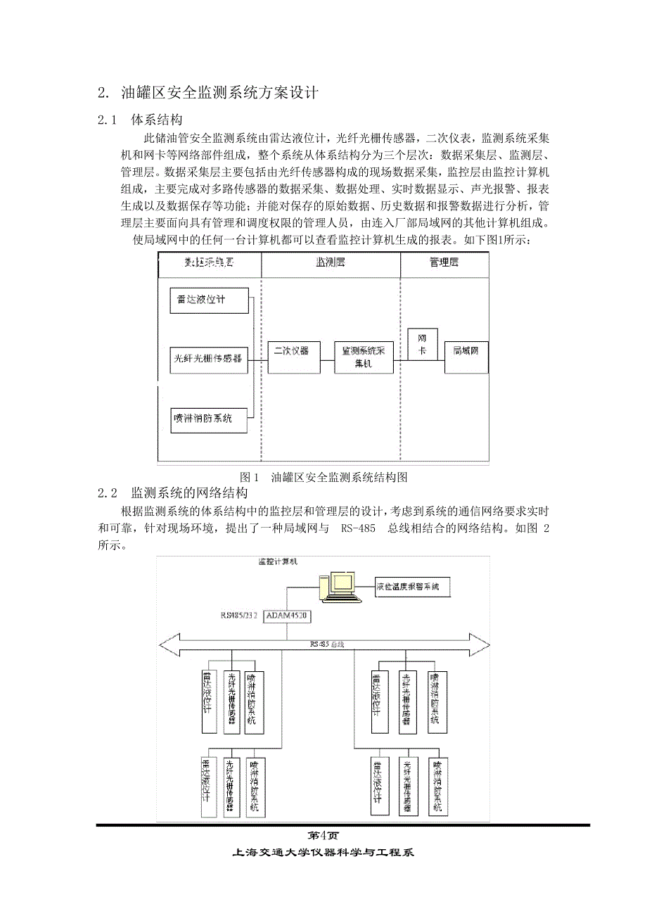 检测技术课程设计关于油罐区液位温度监测系统的探讨_第4页