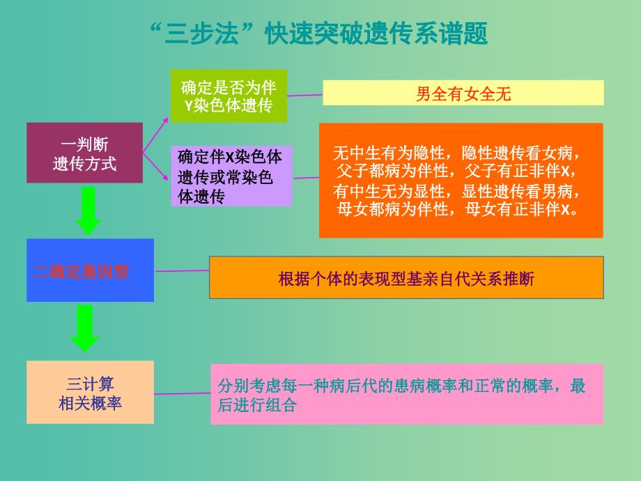 高考生物高频考点18三步法款速突破遗传系谱题素材.ppt_第1页