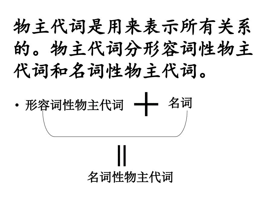 形容词性和名词性物主代词专项练习_第2页