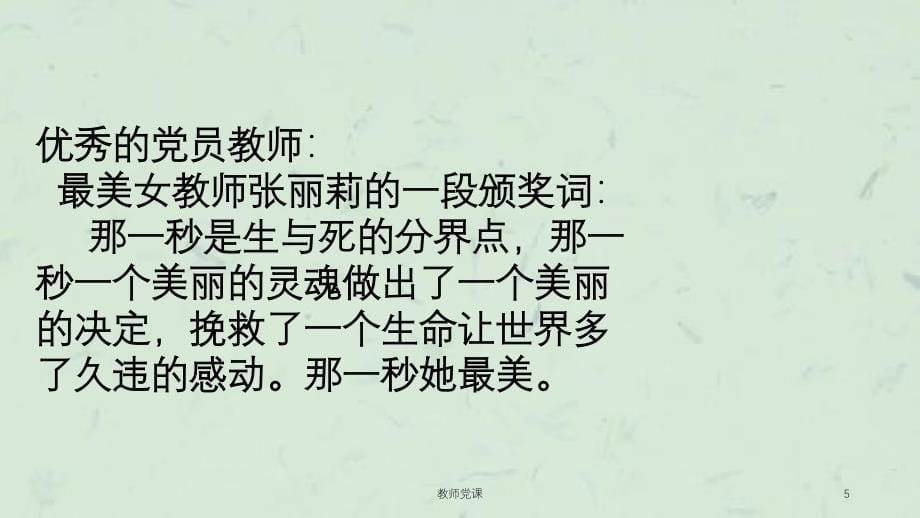 教师党课课件_第5页