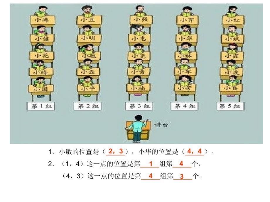 北师大版数学第七册确定位置 PPT课件之二_第5页