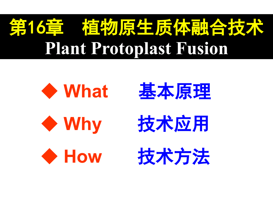 植物原生质体融合技术PPT优秀课件_第1页