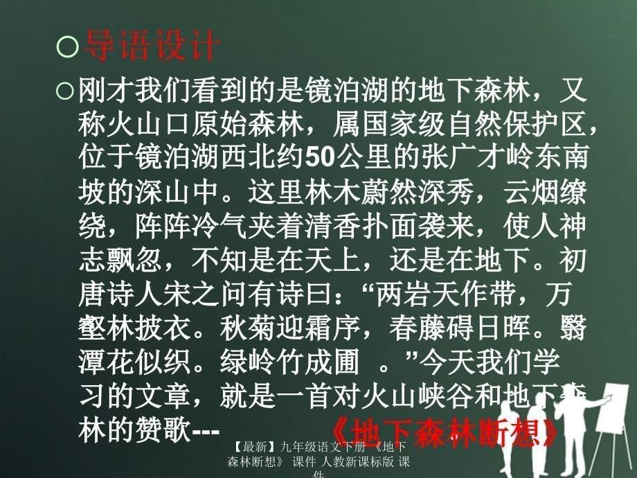 最新九年级语文下册地下森林断想课件人教新课标版课件_第5页