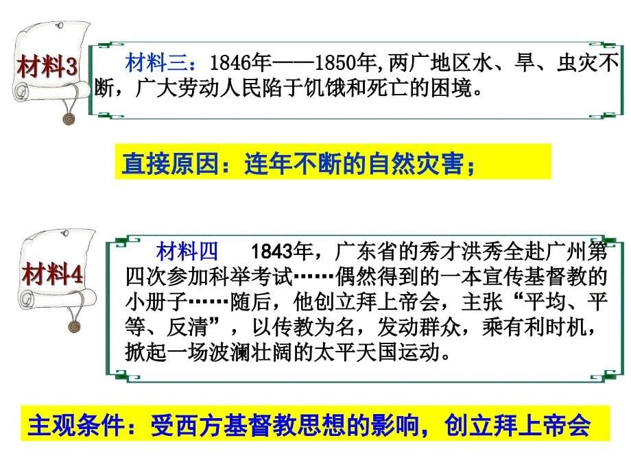 人民版历史必修一专题三第1课太平天国运动课件共26张PPT_第5页