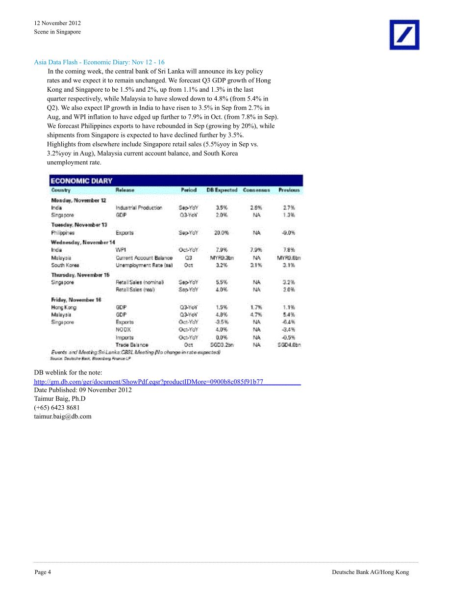 SCENEINSINGAPORE：RESULTS：SCI(=)WILMAR(+);GDPFORECASTS&amp;MORE...1112_第4页