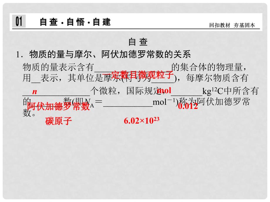 高考化学二轮专题复习 上篇 专题二 常用化学计量——物质的量课件_第3页