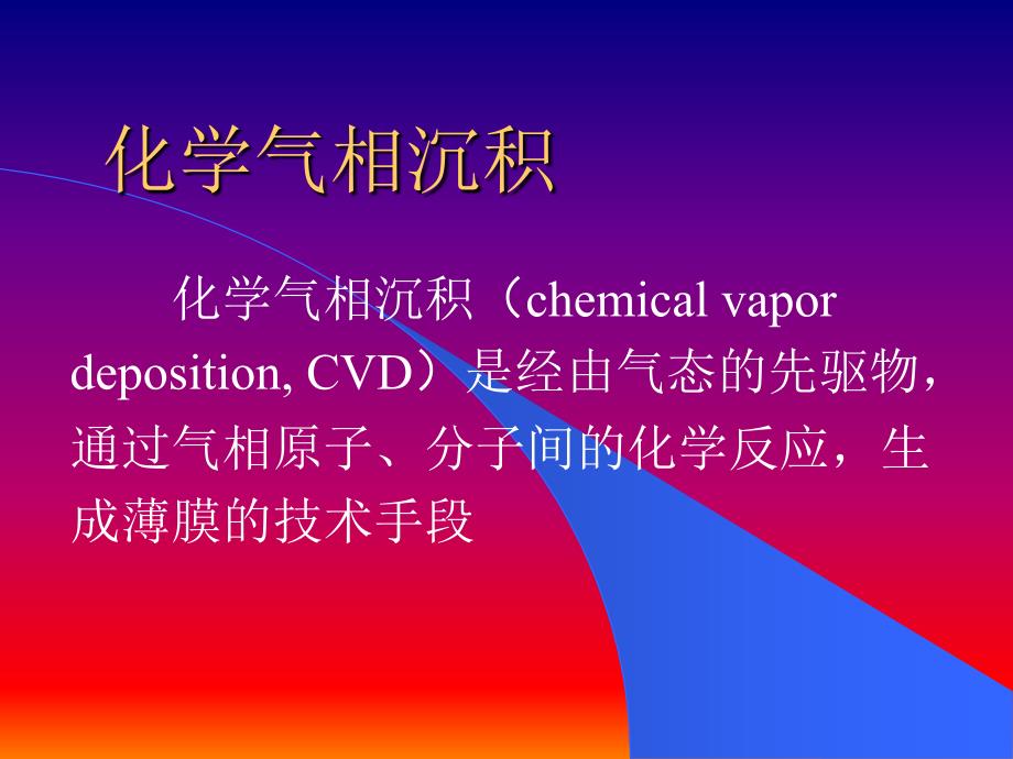 化学气相沉积技术ppt课件_第3页