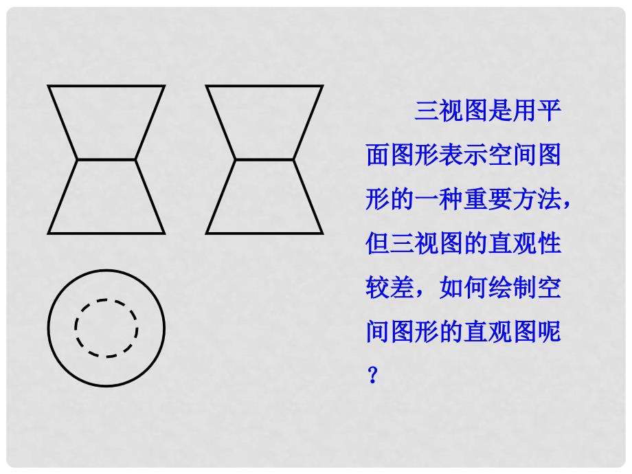 高中数学（新课导入+课堂探究+课堂训练）1.2.3 空间几何体的直观图课件 新人教A版必修2_第4页