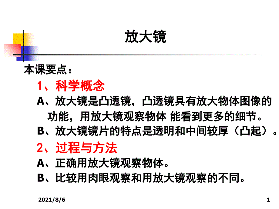 《1.1、放大镜》习题_第1页