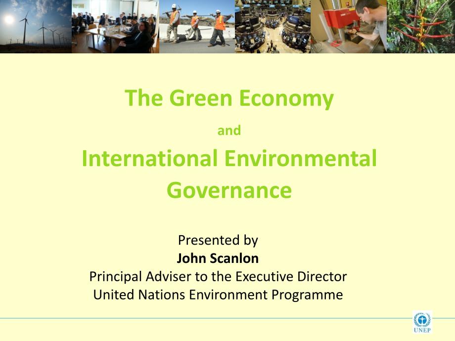 Green Economy- United Nations Environment Programme (UNEP)_第1页