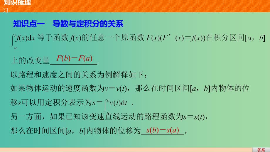 高中数学第一章导数及其应用1.6微积分基本定理课件新人教版.ppt_第4页