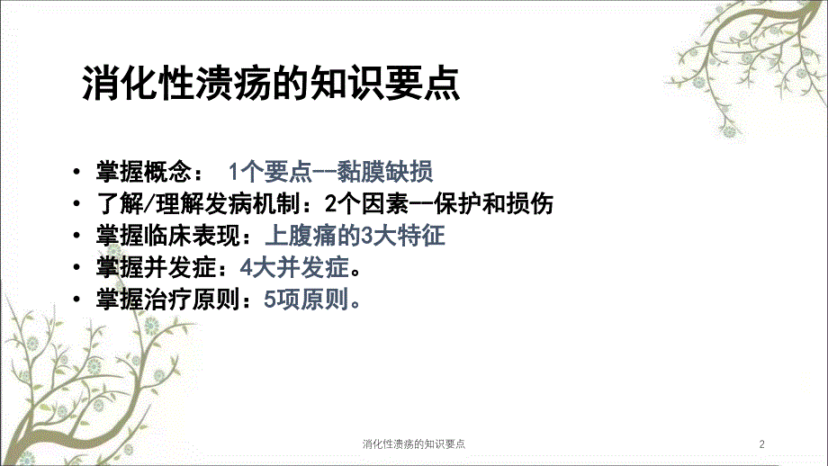 消化性溃疡的知识要点_第2页