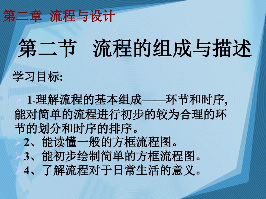 第二节流程的组成与描述PPT课件_第1页