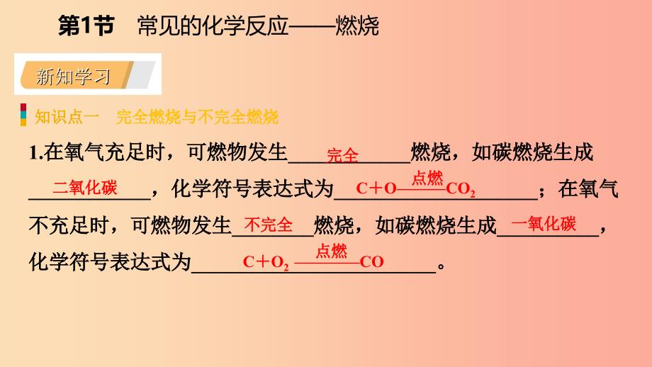 九年级化学上册第4章认识化学变化第1节常见的化学反应-燃烧第2课时完全燃烧与不完全燃烧爆炸课件沪教版.ppt_第4页