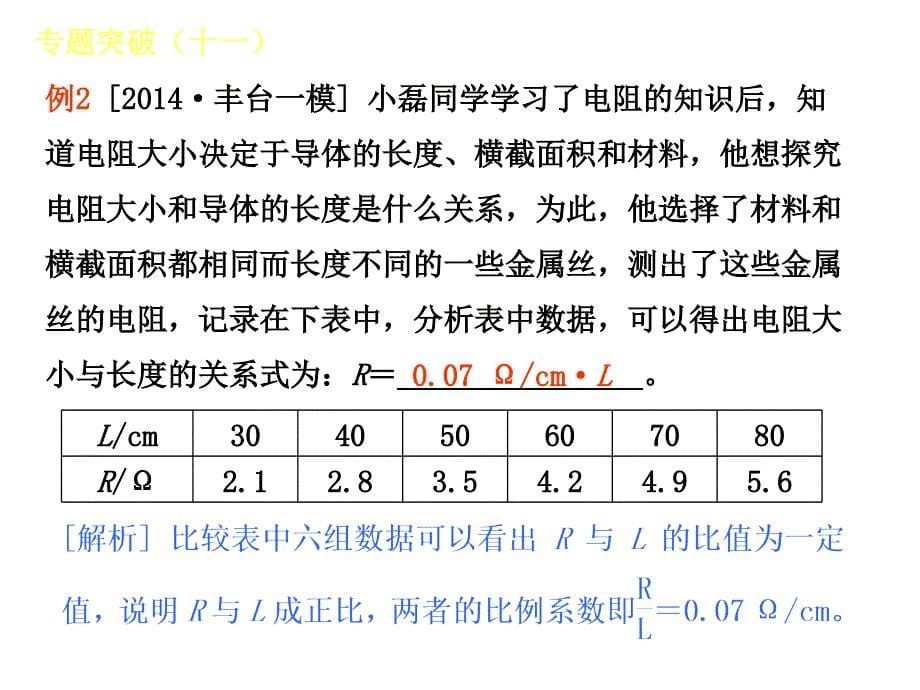 北京市中考物理 专题突破十一 归纳规律结论题课件_第5页