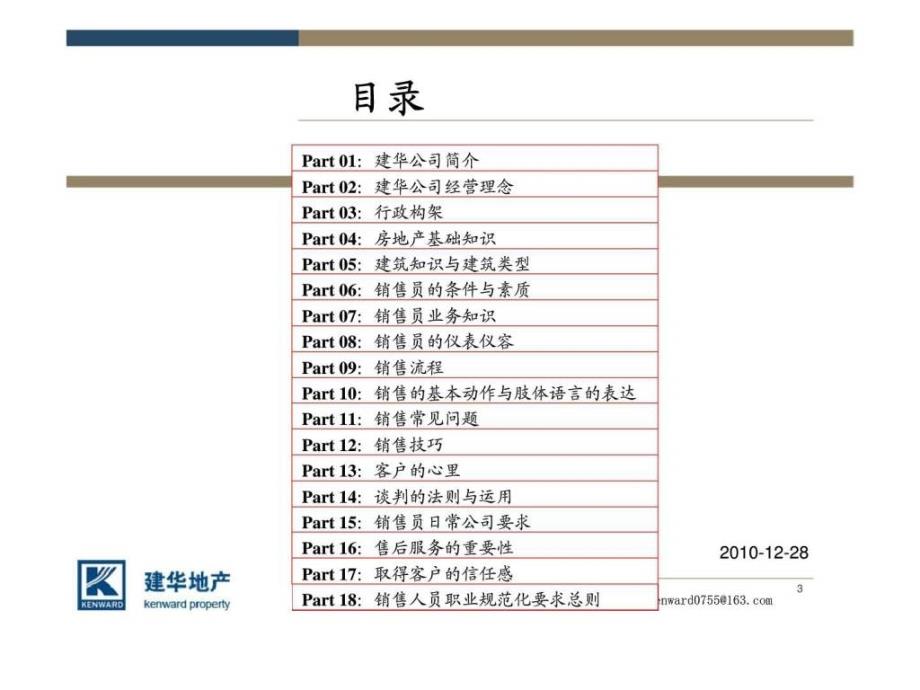 深圳建华地产顾问有限公司新销售员培训手册_第3页