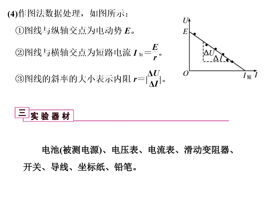 2019届高三第一轮复习第八章实验十测电源电动势和内阻_第3页