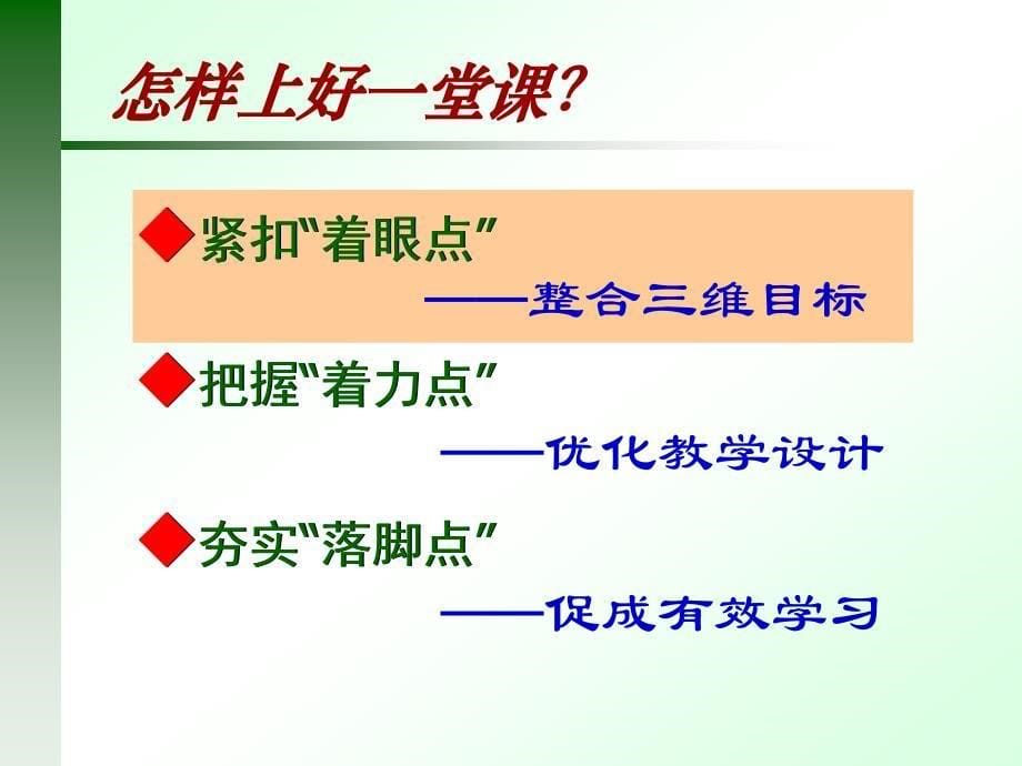 浙江省义乌中学新课程标准下怎么样上好一堂课（共37张PPT）_第5页