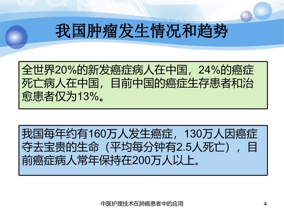 中医护理技术在肺癌患者中的应用课件_第4页