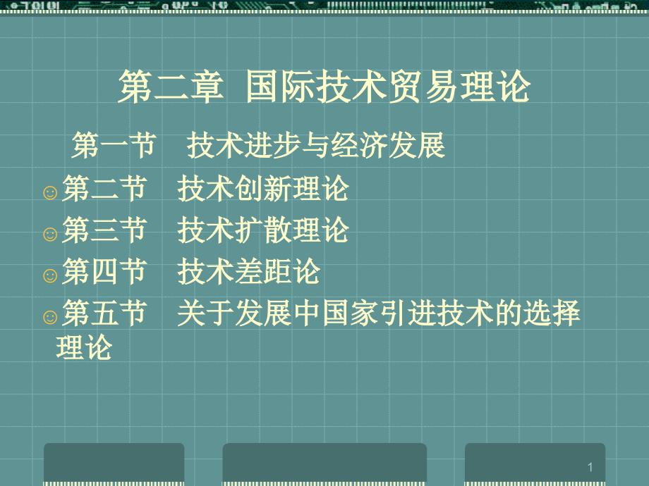 国际技术贸易理论_第1页