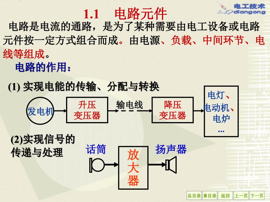 电工电子技术讲解PowerPoint 演示文稿_第3页