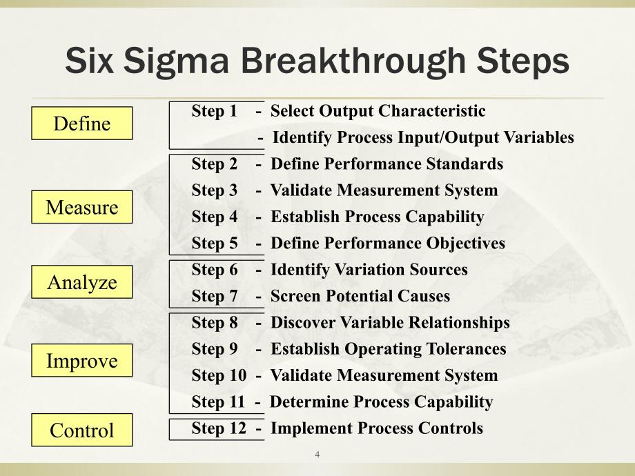 SixSigma12Steps六西格玛的12个步骤_第4页