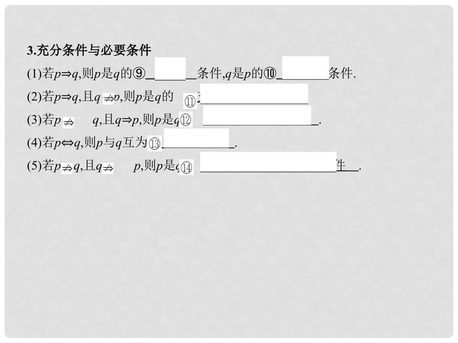 高三数学一轮复习 第一章 集合 第二节 命题及其关系、充分条件与必要条件课件 文_第4页