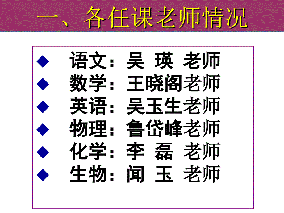 高三(7)班家长会ppt——同窗同甘共苦拼搏从此时12风雨兼程成败在明年_第4页