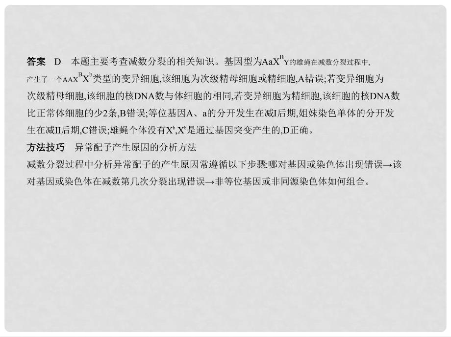 高考生物一轮复习 专题9 遗传的细胞基础课件2_第3页