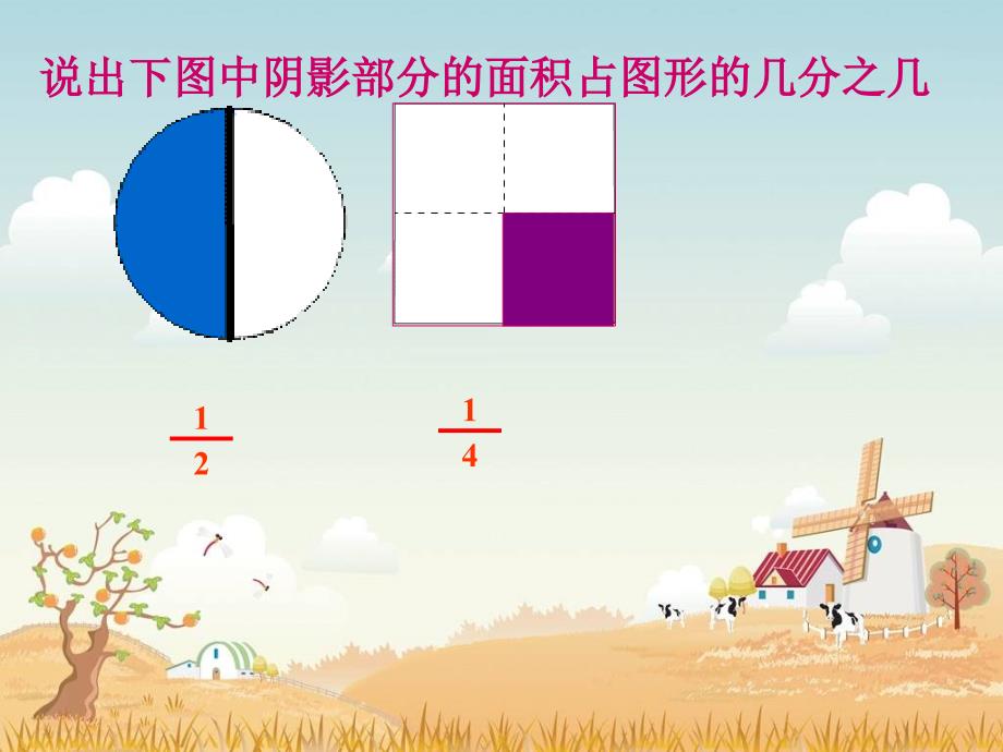 五年级数学上册四分数加减法1折纸第一课时课件_第2页