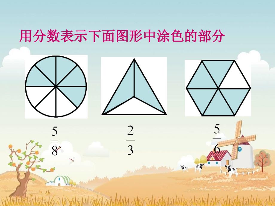 五年级数学上册四分数加减法1折纸第一课时课件_第3页