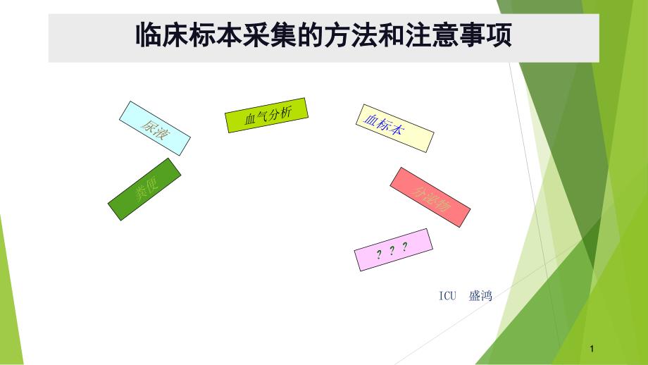 临床标本采集的方法和注意事项_第1页