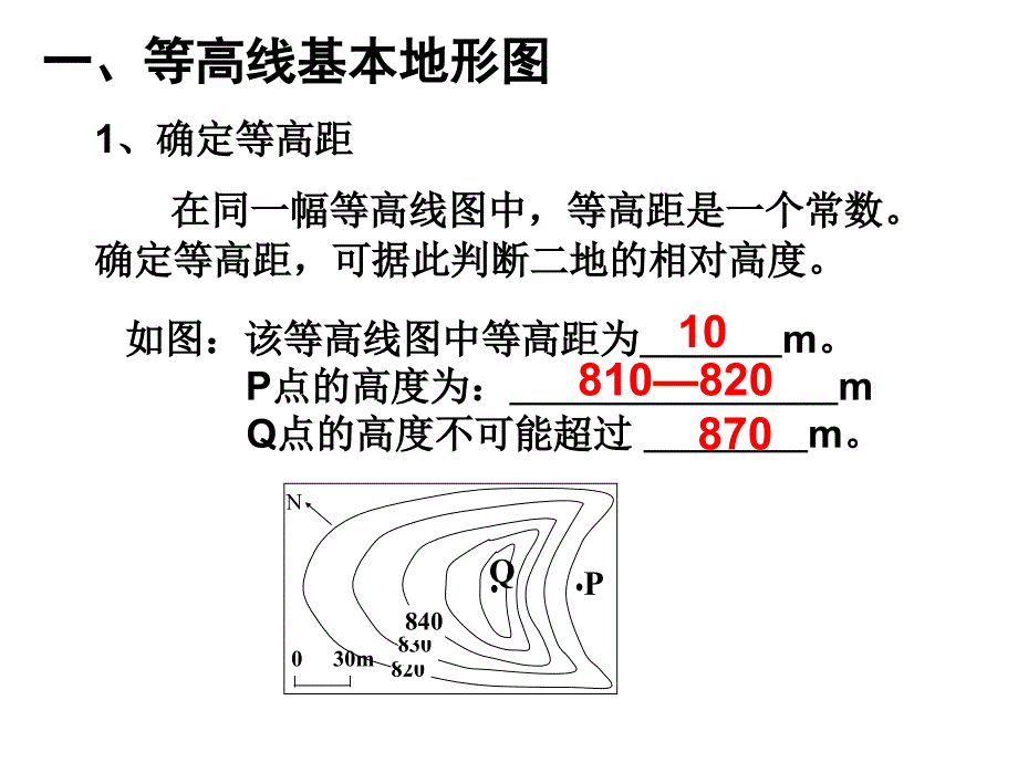 等高线地形图的判读_第4页