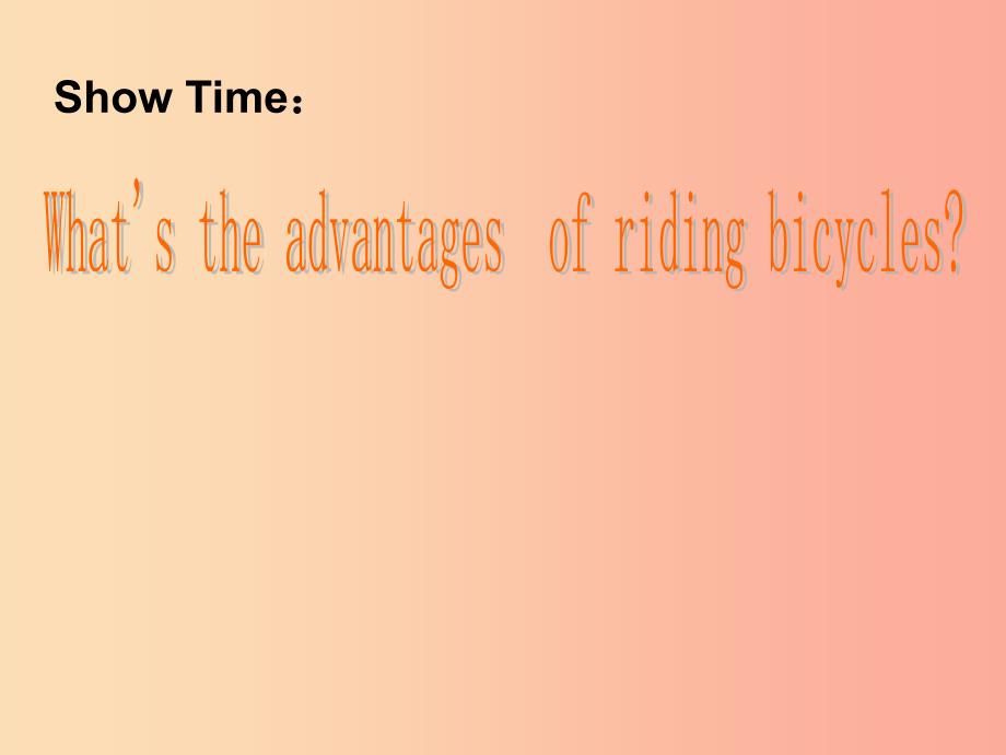 八年级英语下册 Unit 6 Enjoying Cycling Topic 3 bicycle riding is good rcise Section B3 仁爱版.ppt_第1页