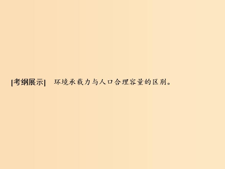 2019版高考地理一轮复习 第二部分 人文地理 第五单元 人口与地理环境 第三讲 人口分布与人口合理容量课件 鲁教版.ppt_第2页