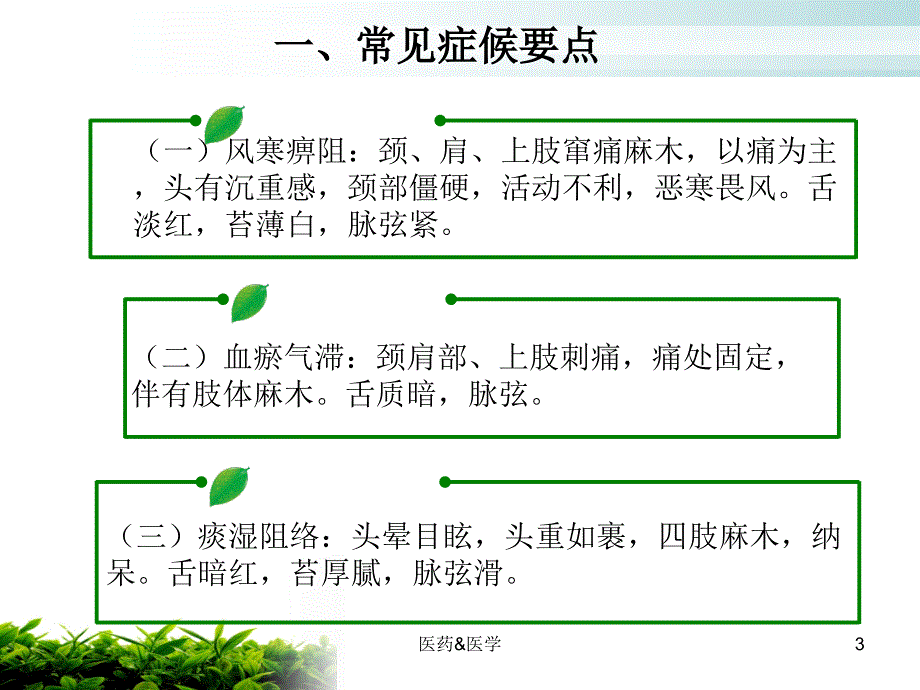 项痹病(神经根型颈椎病)中医护理方案（医药相关）_第3页