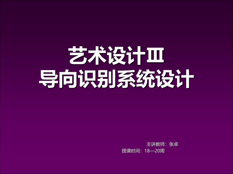 导向识别系统设计PPT课件_第1页