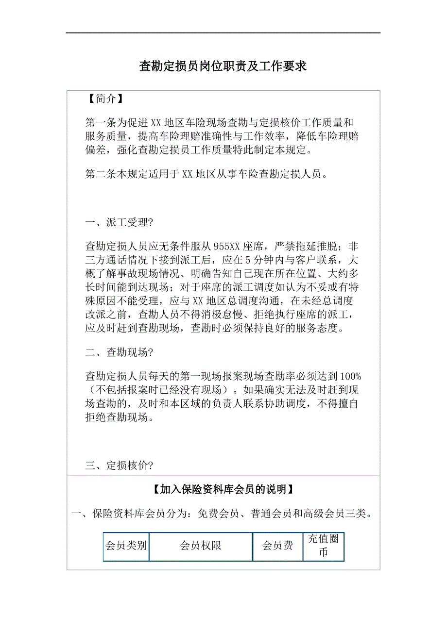 查勘定损员岗位职责及工作要求精修订_第2页