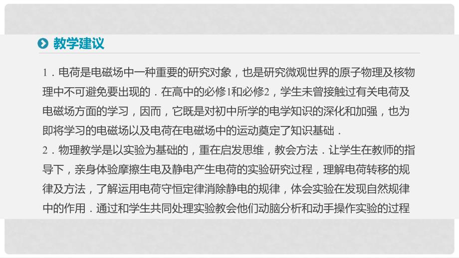 高中物理 第一章 静电场 1 电荷及其守恒定律课件课件 新人教版选修31_第4页