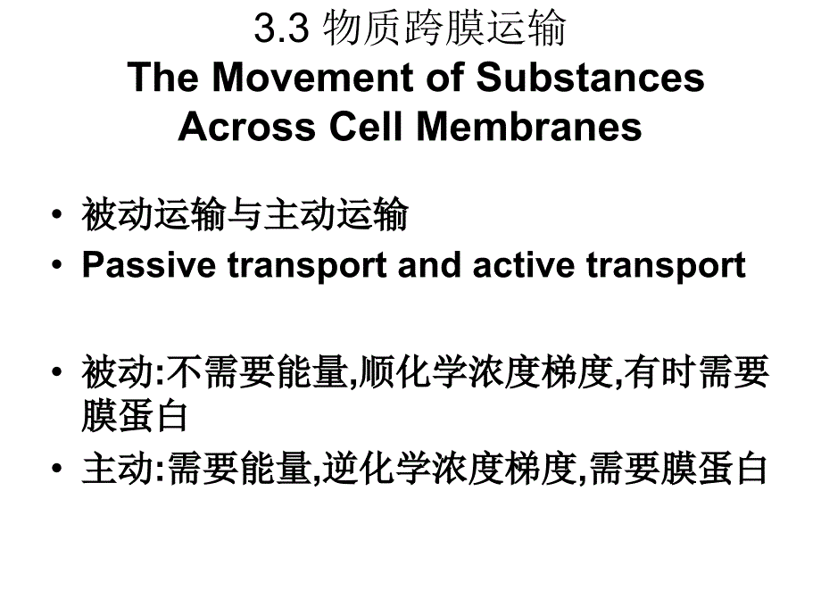 物质的跨莫运输到胞间连丝_第1页