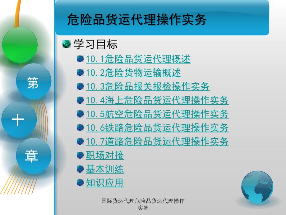 国际货运代理危险品货运代理操作实务课件_第2页