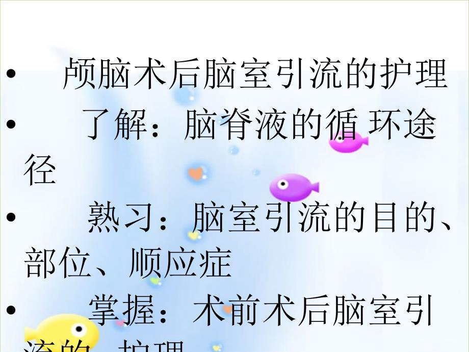 颅脑术后脑室引流的护理ppt课件_第2页