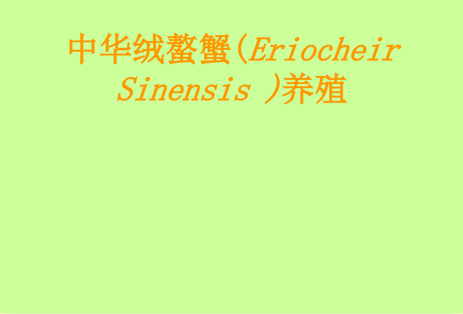 河蟹的养殖.ppt_第1页