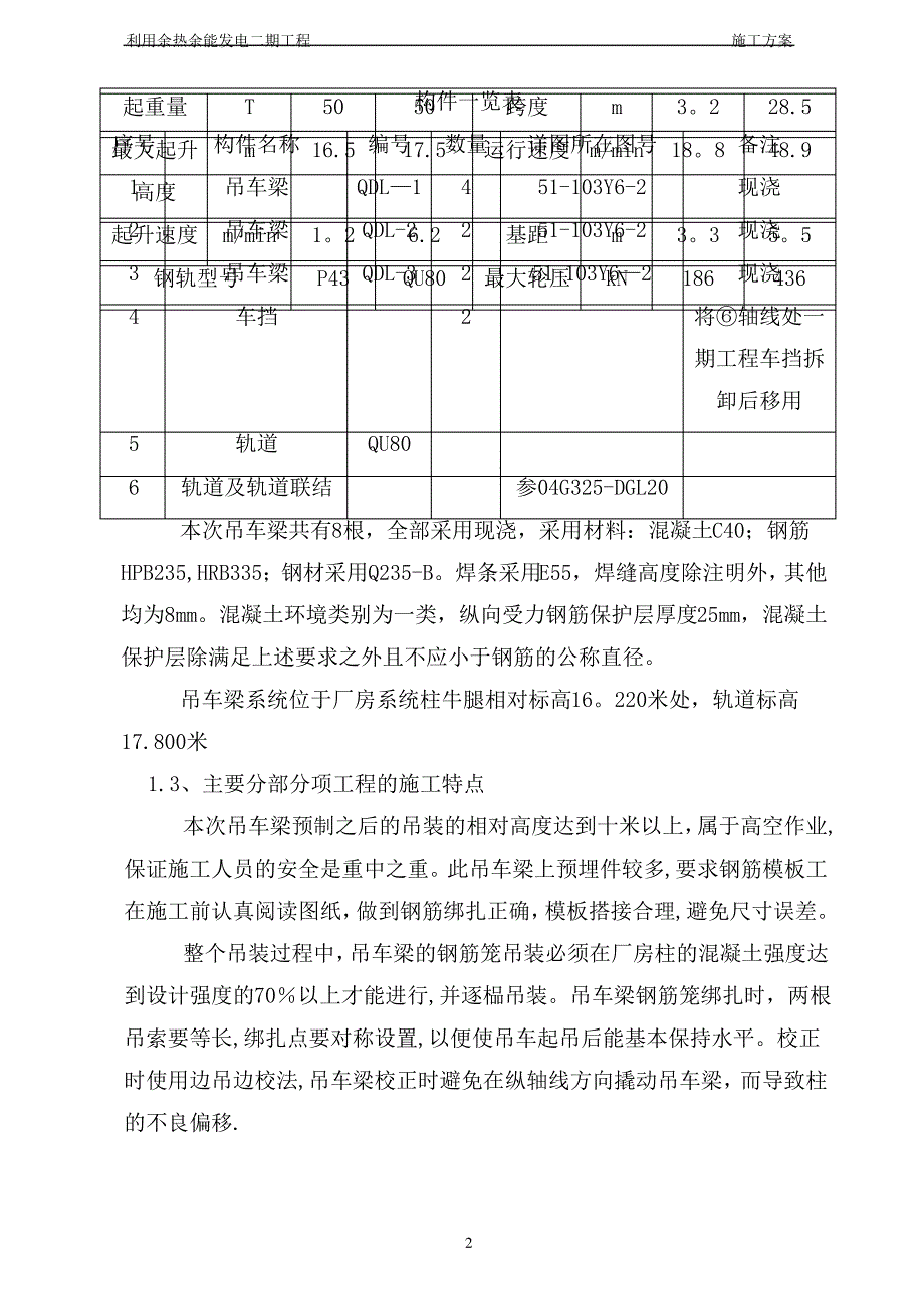 吊车梁专项施工方案_第2页