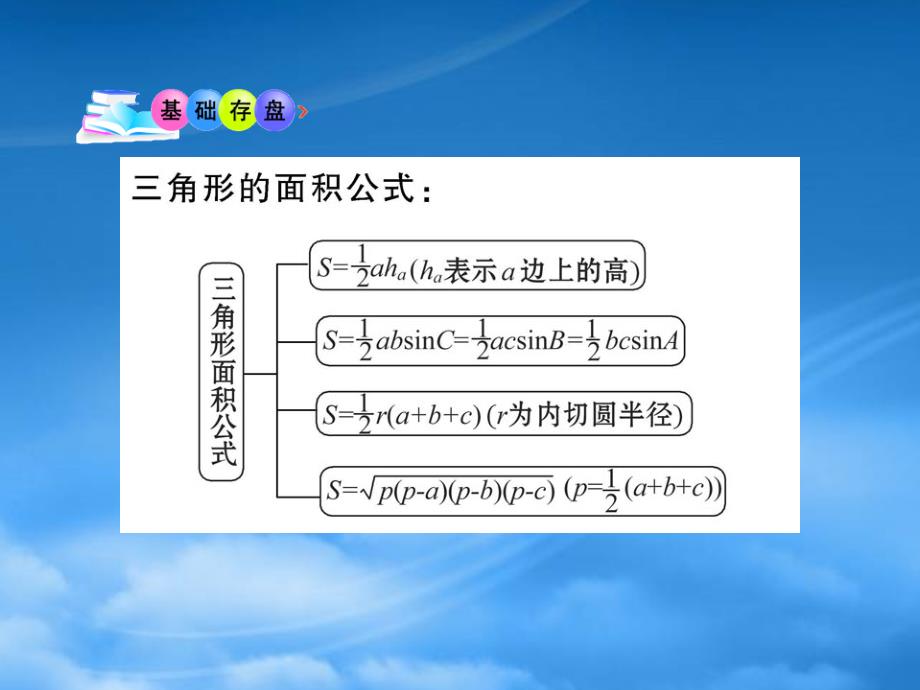 青海省青海师大附属第二中学高二数学《123三角形中的几何问题》课件_第4页