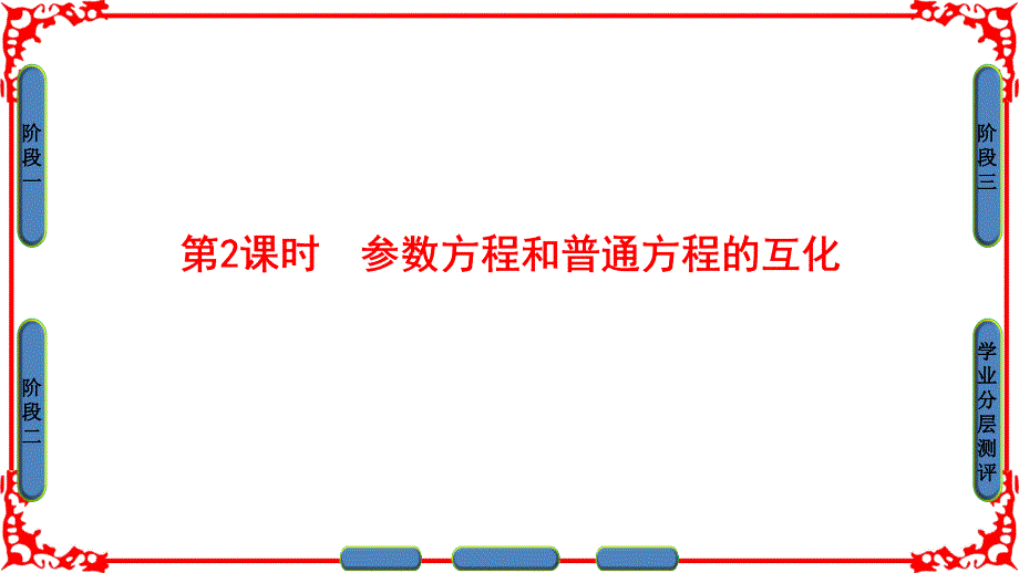 参数方程和普通方程的互化[共41页]_第1页